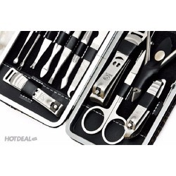 Bộ Bấm Móng Tay 12 Món, Bộ Cắt Móng Tay Cao Cấp thép không Gỉ