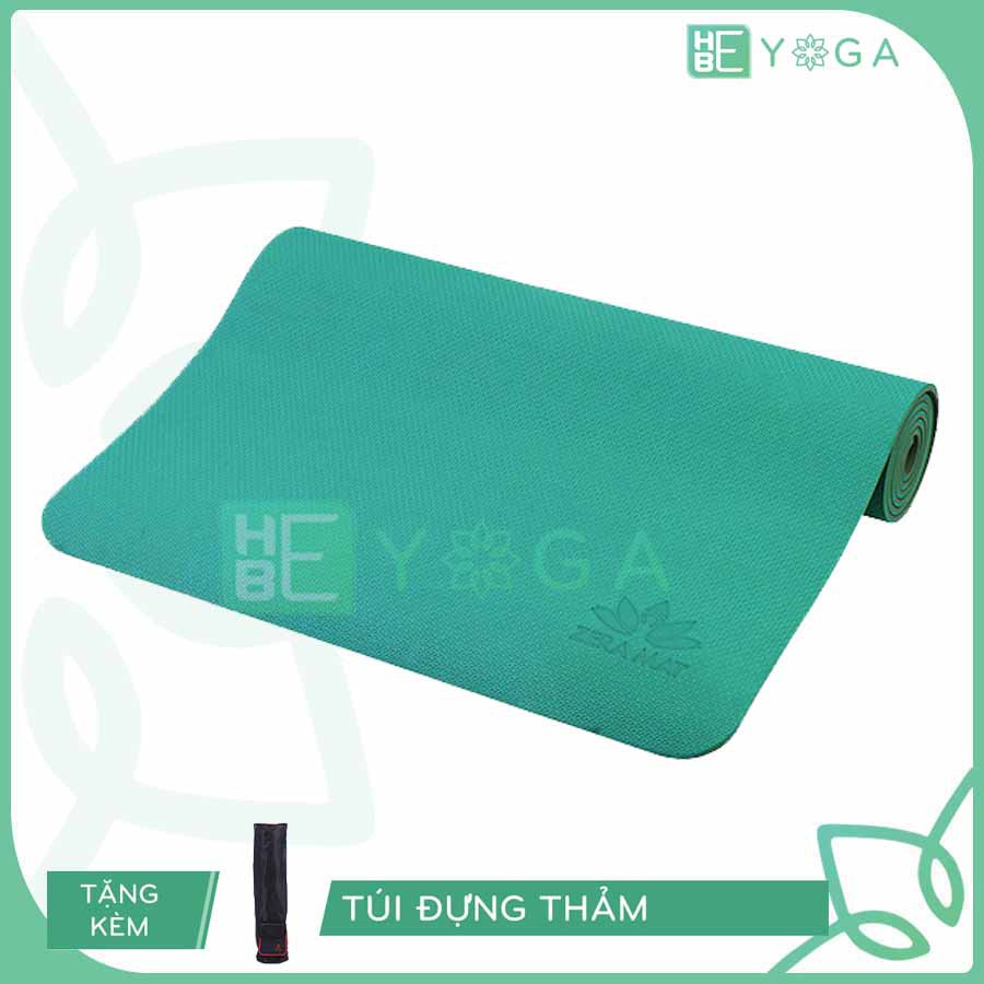 Thảm Yoga Zera Mat 8mm 1 lớp Tặng kèm túi đựng ( màu sắc ib để chọn màu)