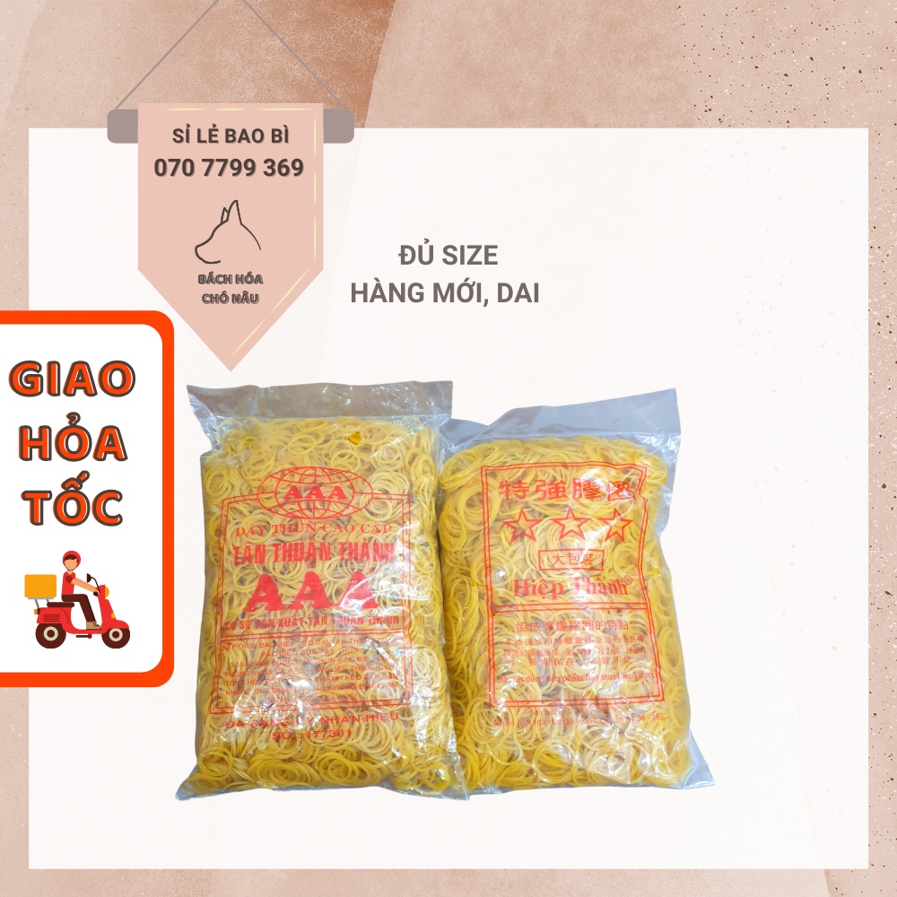 500GR Thun Vàng AAA Đủ Size Siêu Dai [Hàng Mới Đẹp] Dùng Cột Đồ, Bóng Bay, Hàng Hóa, Văn Phòng