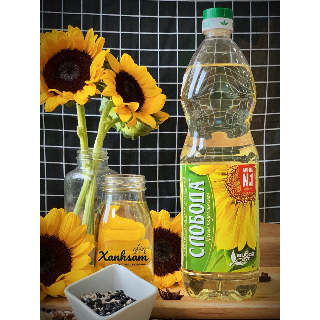 Dầu Hướng Dương Hữu Cơ 1L Sloboda - Xanhsam Organic