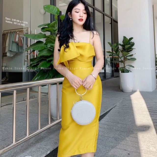 Váy đầm 2 dây nơ ngực V506 KYMIE | BigBuy360 - bigbuy360.vn