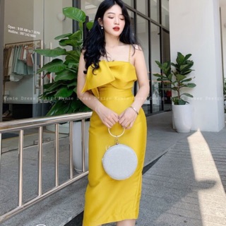 Váy đầm 2 dây nơ ngực V506 KYMIE