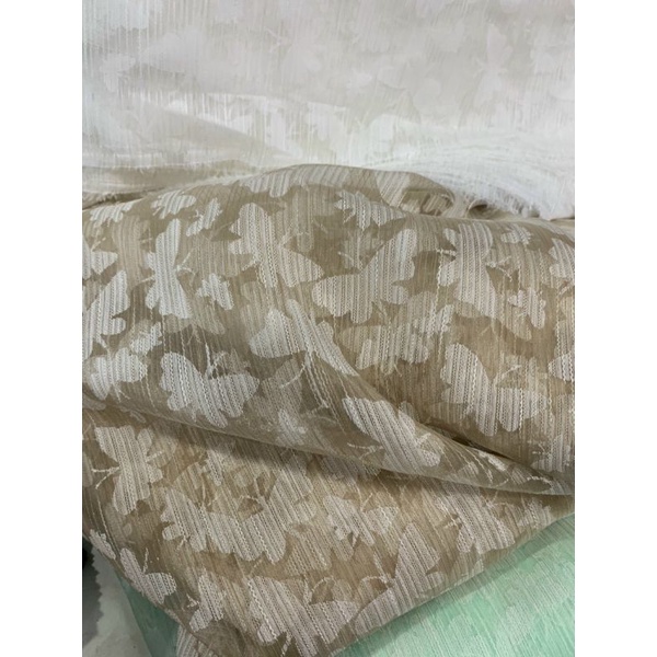 Vải tơ organza hoa,🦋