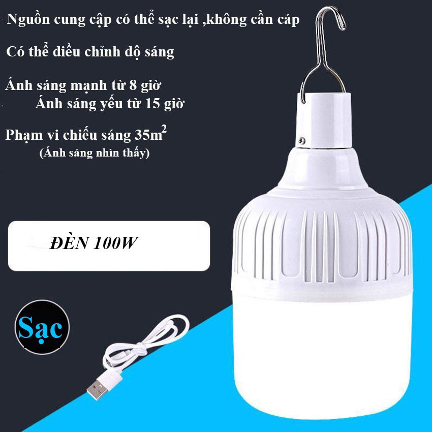 Bóng Đèn Tích Điện, Bóng Đèn Led Sạc Tích Điện