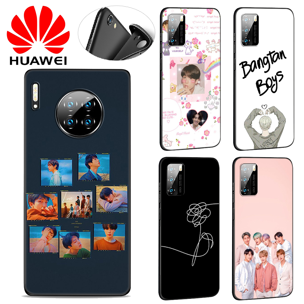 Ốp Điện Thoại Mềm Hình Bts Jk V Rm Jin Suga Jhope Jimin Sh216 Cho Huawei P10 P9 P8 Lite Mini 2017 2016 2015