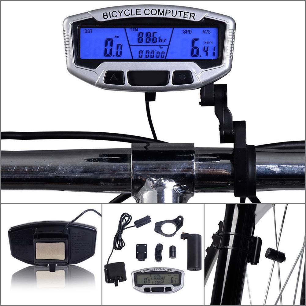 Đồng Hồ Tốc Độ Hiển Thị Lcd Cho Xe Đạp