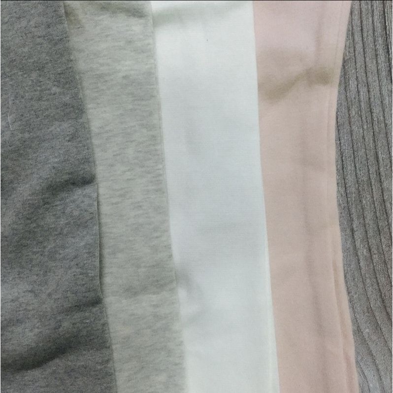 [110,130] Quần legging cotton thu đông dày dặn co giãn màu hồng/trắng/ghi cho bé gái xuất dư