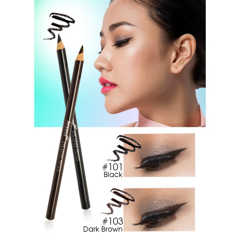 [FREESHIP 99K] Chì vẽ mí mắt Aroma Luxurious Makeup Eyeliner Pencil No.103 Hàn Quốc 2g (Màu nâu) - Hàng chính hãng