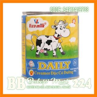Sữa ĐẶC có đường con bò DAILY VixuMilk - Lon 380gr
