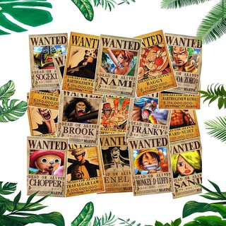 Set 25 Nhãn Dán Trang Trí Hình ONE PIECE