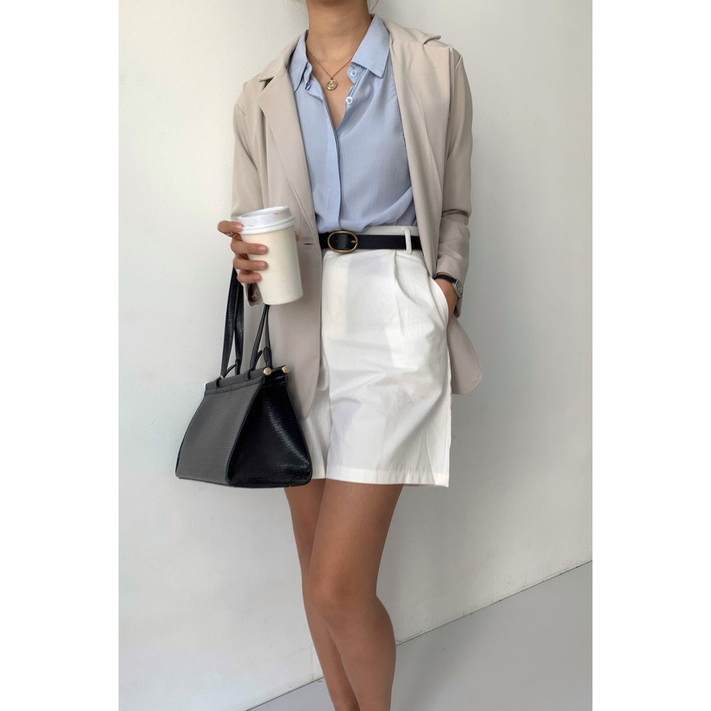 Áo Blazer Nữ Mocha Crème | HQ3272 | Lana Official | BigBuy360 - bigbuy360.vn