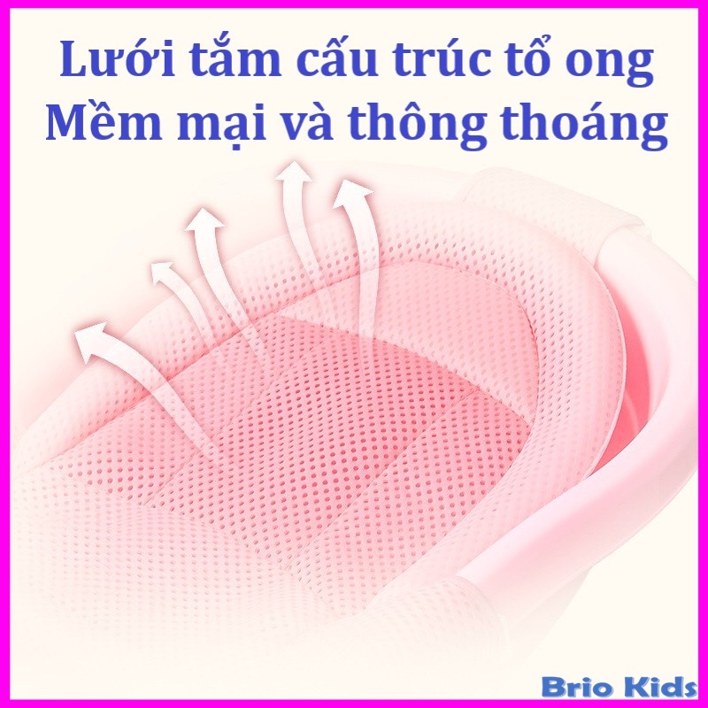 Lưới Tắm Sơ Sinh Cho Em Bé, phù hợp với nhiều loại chậu tắm hiện nay.