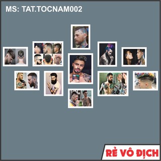 [BẢN ĐẸP] Bộ 11 Tranh Hair Salon Tóc Nam - Barber Tuyệt đẹp