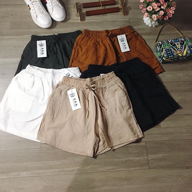 [Mã WASTUP5 giảm 10% tối đa 20K đơn 99K] Quần Đùi Đũi- quần short đũi nữ | BigBuy360 - bigbuy360.vn