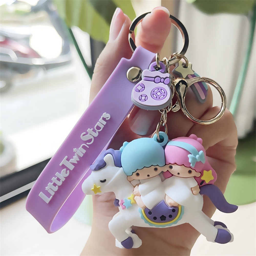 Móc Khóa Silicon Hình Chó Cinnamon Hoạt Hình Hàn Quốc Dễ Thương