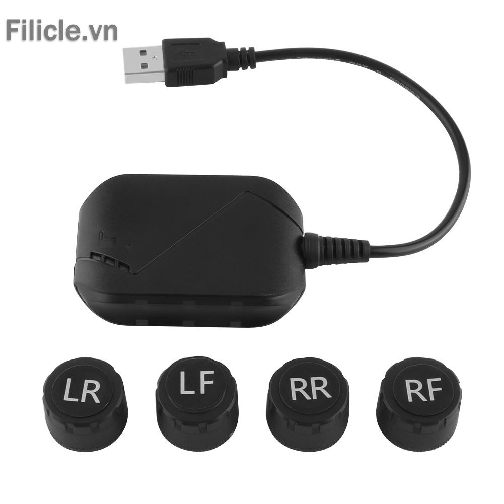 Hệ Thống Theo Dõi Áp Suất Lốp Xe Hơi Kết Nối USB 3.0 TPMS Cho Android