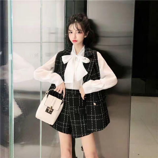 SÉT ÁO GILE, QUẦN DẠ TWEET