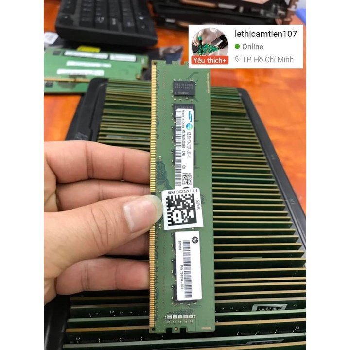 Ram DDR4 4GB DDR4 8GB bus 2400 2133 2866 pc laptop pc4 máy bàn