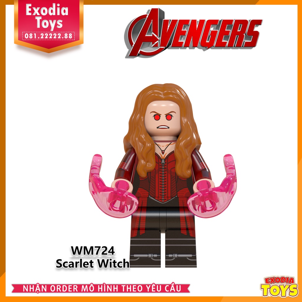 Xếp hình minifigure Biệt Đội Siêu Anh Hùng Avengers : Hồi Kết - Đồ Chơi Lắp Ghép Sáng Tạo - WM6063