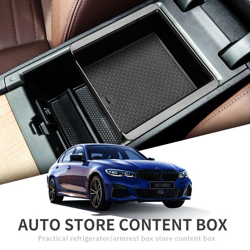 Car Central Armrest Box for BMW 3 Series 2019 2020 G20 330I 320 325 M340I Accessories Center Console Organizer Stowing Tidying