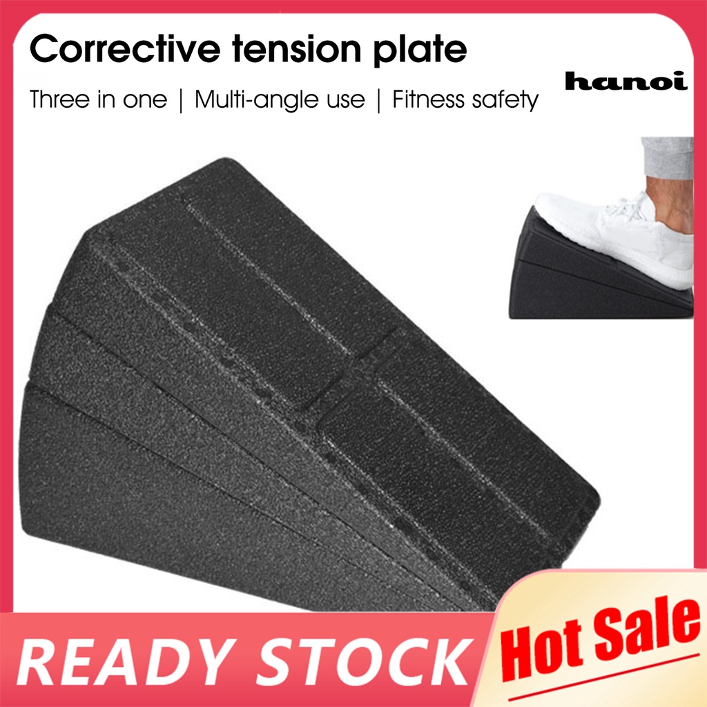Ha!Set 3 Bàn Đạp Chân Chống Trượt Có Thể Điều Chỉnh Độ Cứng Cao Hỗ Trợ Luyện Tập Thể Hình