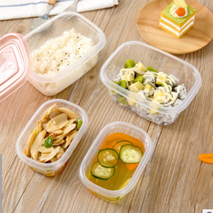 Hộp nhựa đựng cơm canh văn phòng công sở đi làm ăn trưa | Hộp nhựa PP trong suốt an toàn sức khỏe