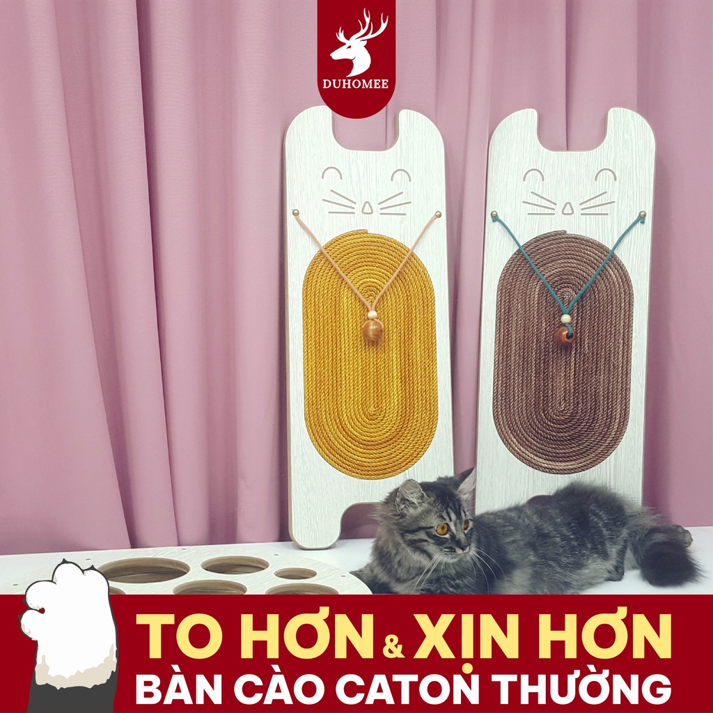 Bàn cào móng bền bỉ và cao cấp dành cho mèo HÌNH MÈO - Catca