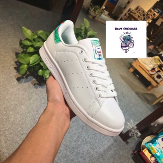 ( Ảnh thật ) Sneaker Stan Smith gót hoa xanh