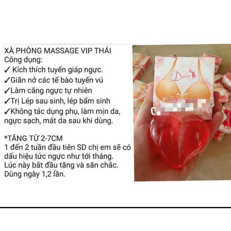 Xà phòng tăng vòng một thái lan,xà bông nở ngực milky soap loại 1