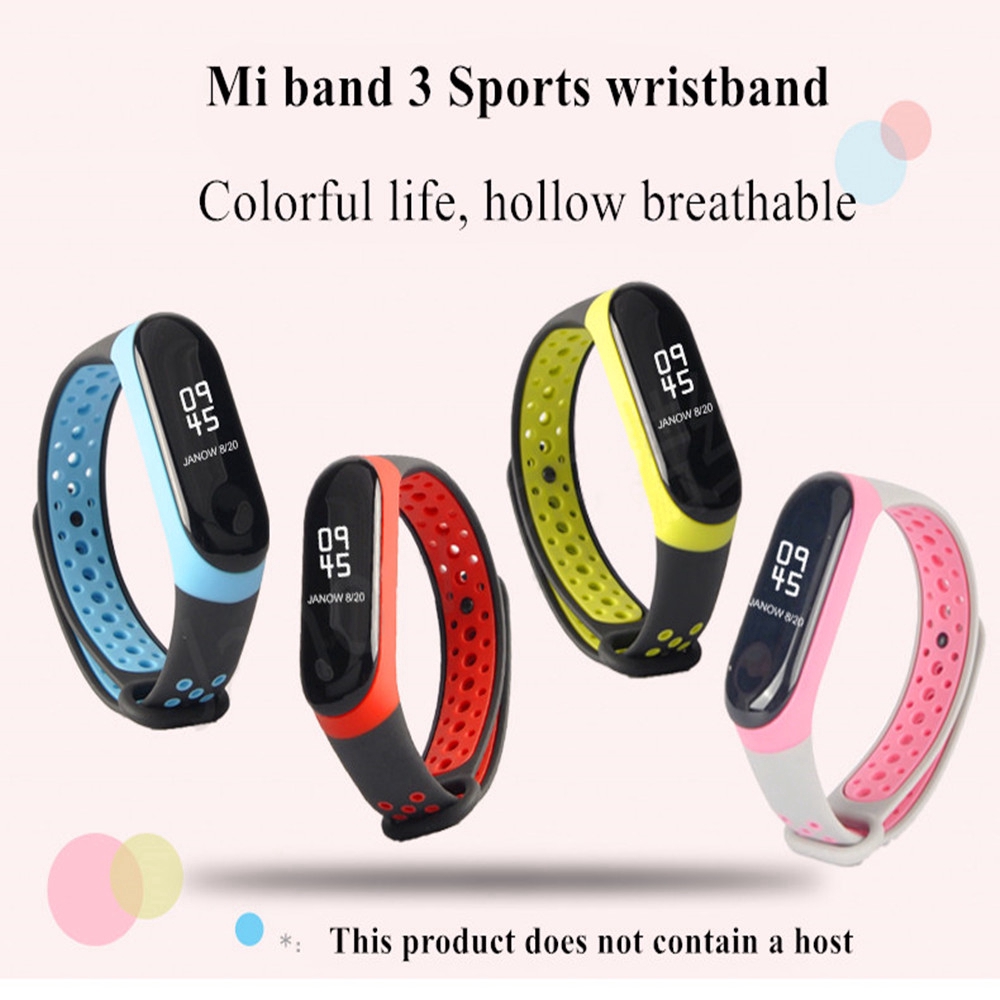 Dây Đeo Thay Thế Chất Liệu Silicon Thiết Kế Sọc Gân Nổi Cho Mi Band 4