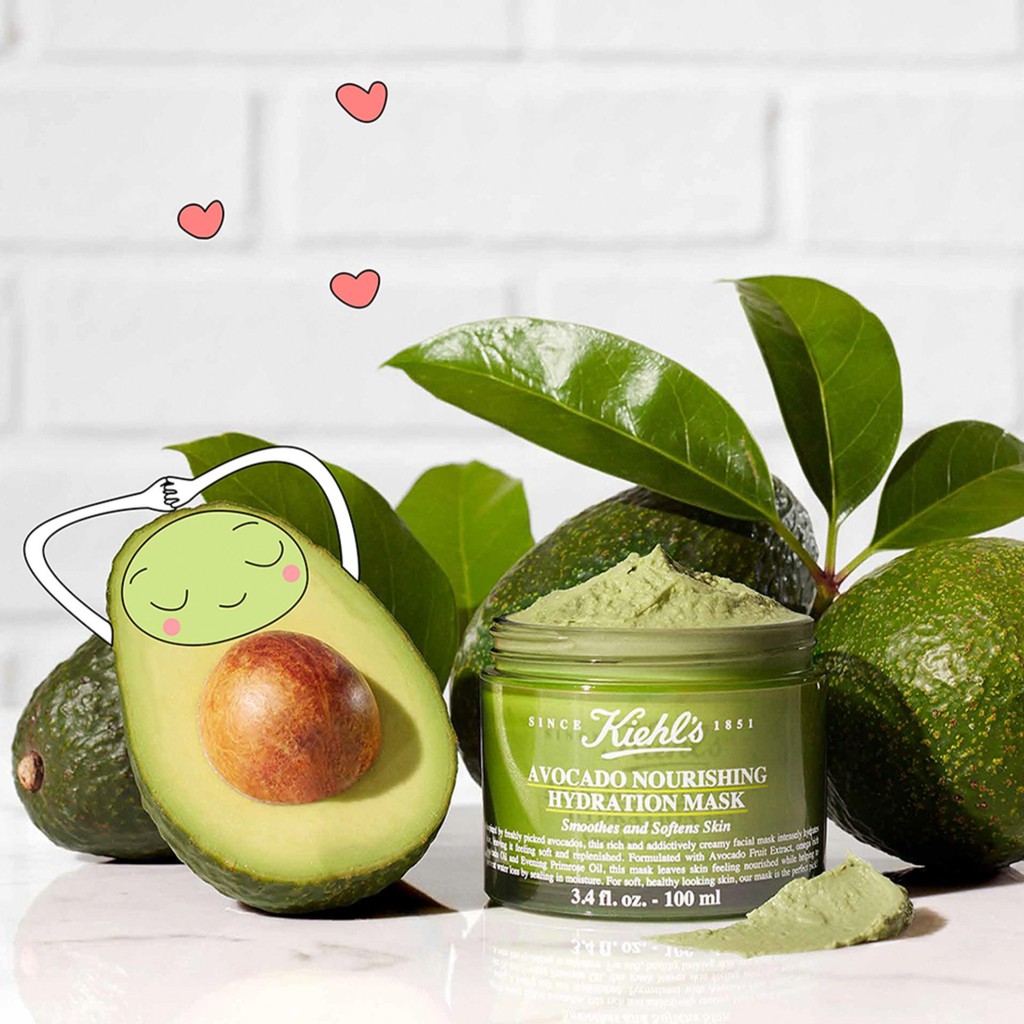 Mặt Nạ Bơ KIEHL’S Avocado Nourishing Hydrating Mask 100g -Eva'sCo