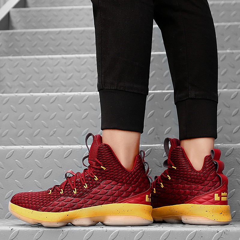 36-45 Giày Thể Thao Chơi Bóng Rổ Phong Cách Năng Động Trẻ Trung Dành Cho Nam Lebron James Soldier 15 Basketball Shoes