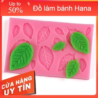 Khuôn silicone 4D Lá hoa hồng