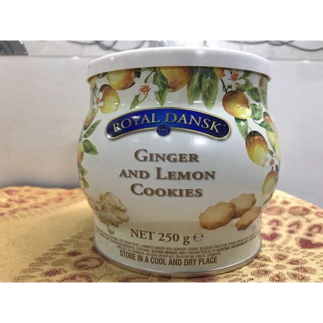 ROYAL DANSK Bánh quy gừng - chanh 250g