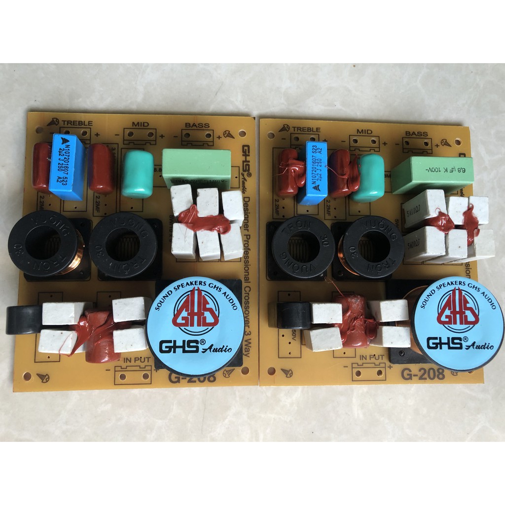 Phân tần loa GHS 1 bass 1 trung 1 treble cao cấp G-208