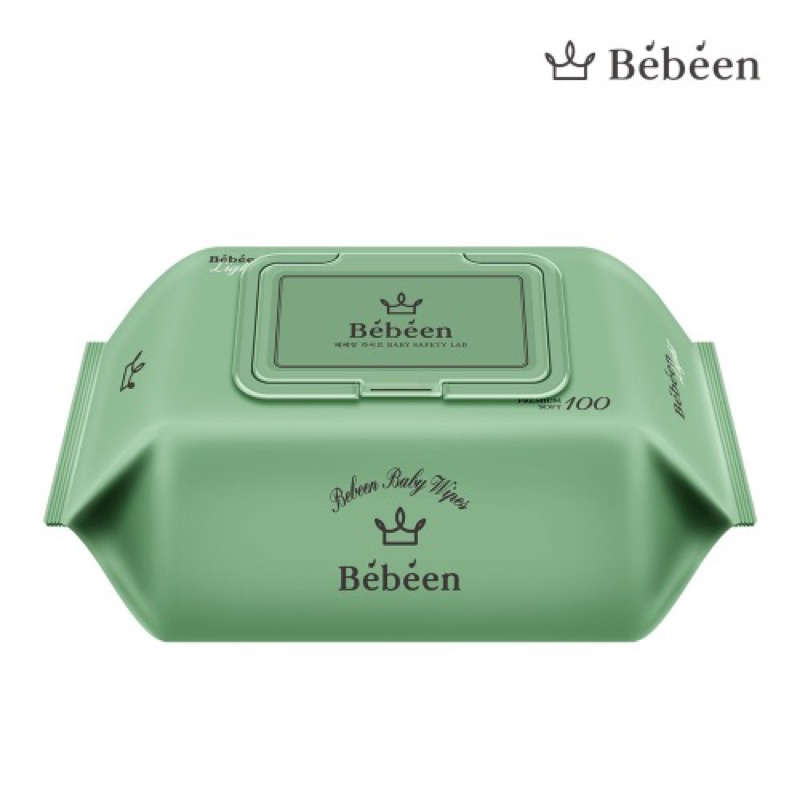 (Thùng 10 bịch) Khăn ướt Bébeen Singnature/Light Hàn quốc 100 tờ/gói