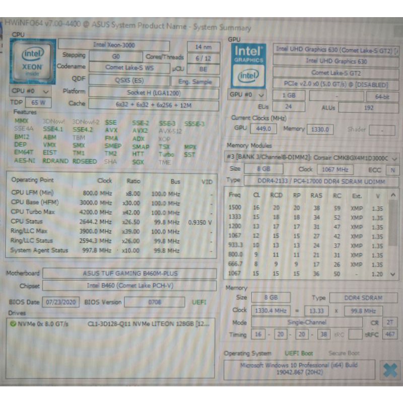 Bộ vi xử lý Cpu intel I5 10500 ES QSRK tray | BigBuy360 - bigbuy360.vn