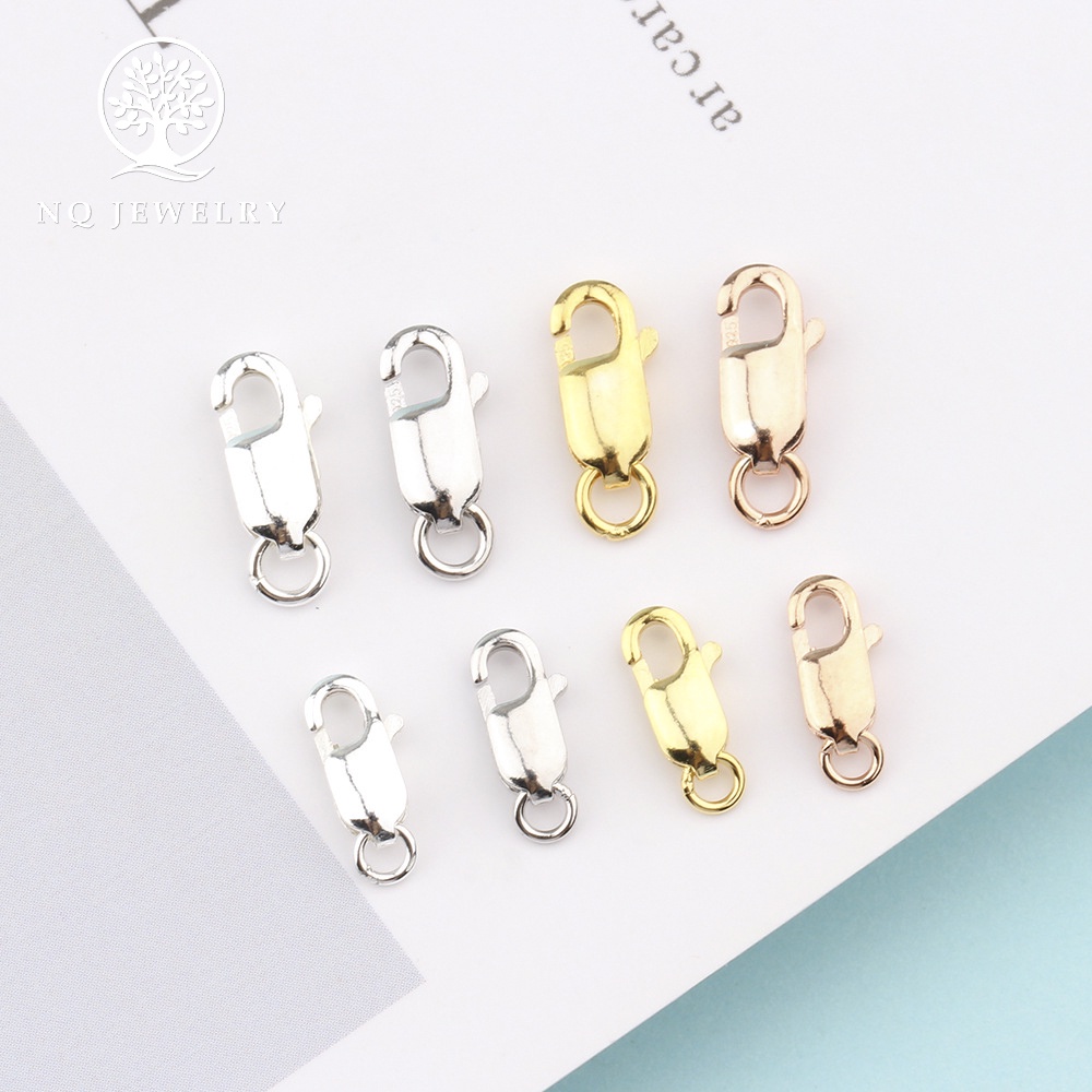 Charm bạc móc khóa kết vòng tay, dây chuỗi - NQ Jewelry