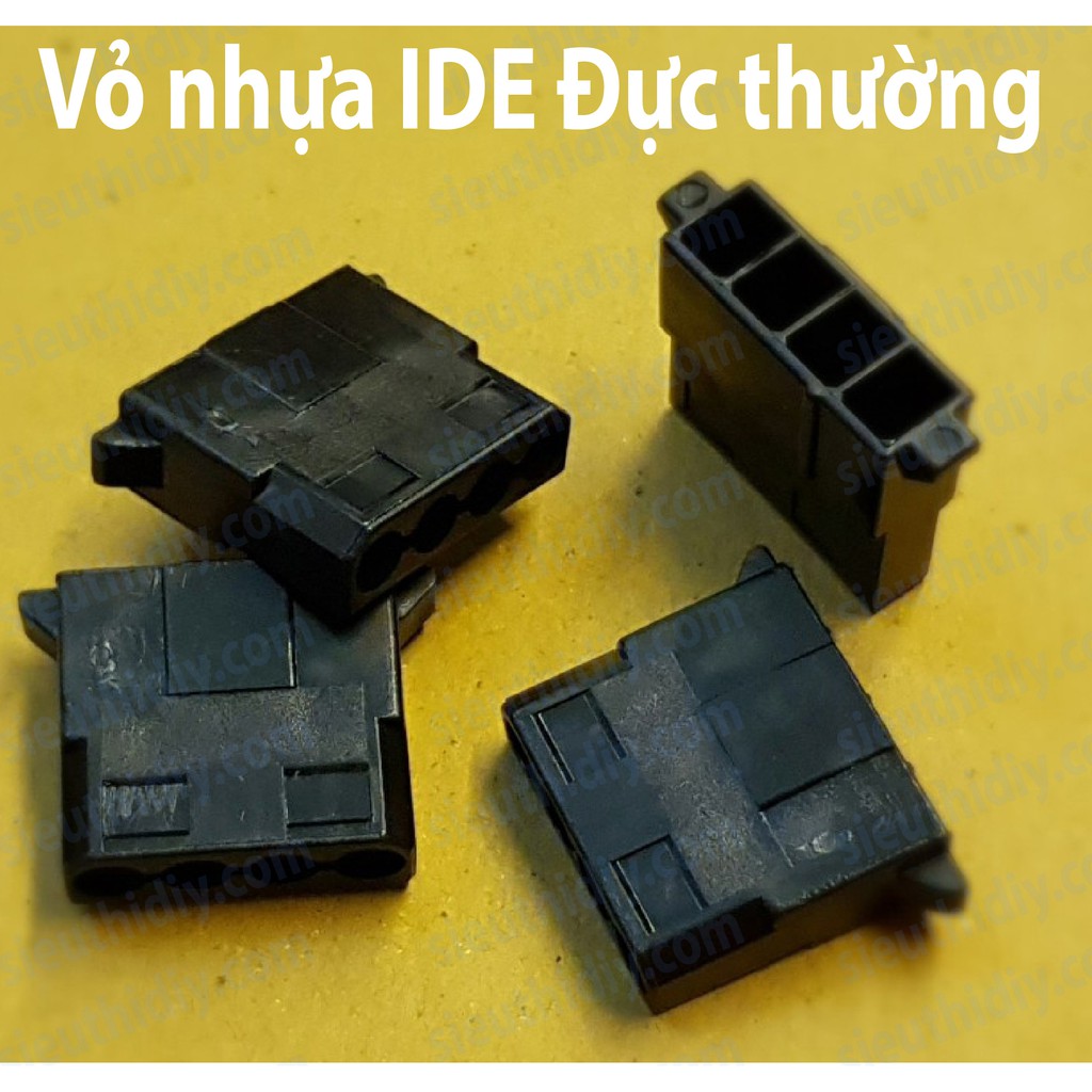 Vỏ nhựa đầu nguồn IDE 4Pin D đực cái các loại