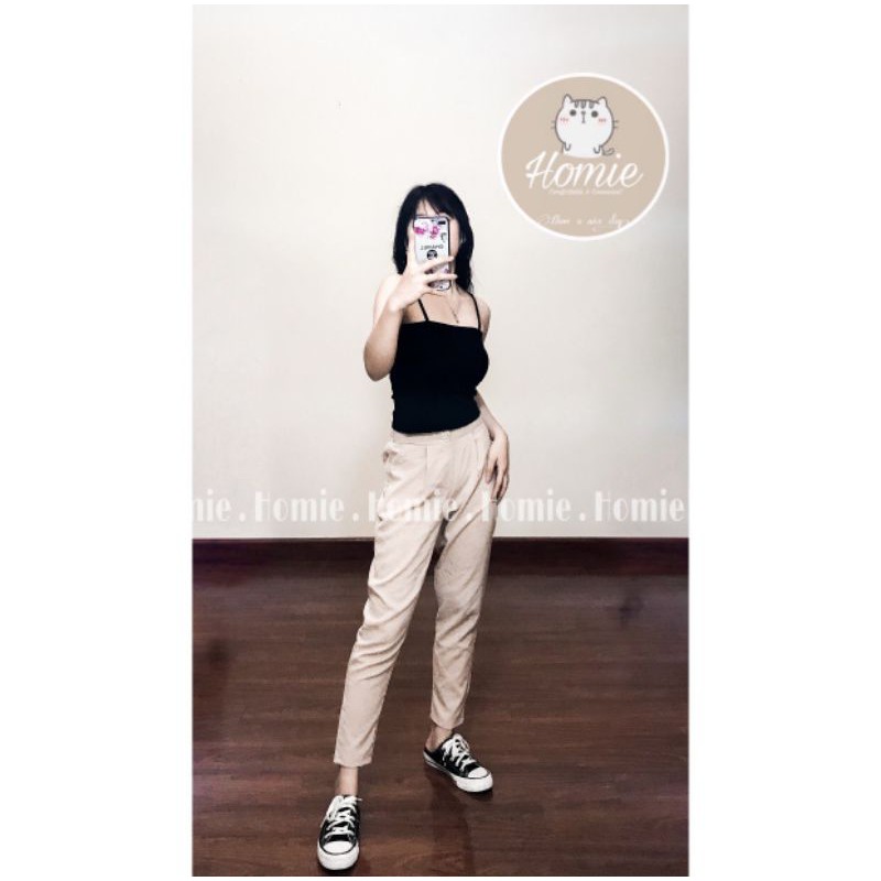 [Mã FASHIONT4WA2 giảm 10K đơn 50K] Áo hai dây cao cấp Homie, dáng ôm vải cotton mịn co giãn tốt - A8636 | BigBuy360 - bigbuy360.vn