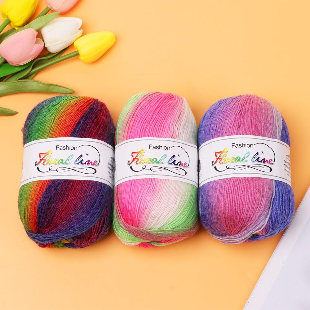 Cuộn Len Đan Sợi Màu Gradient Sáng Tạo