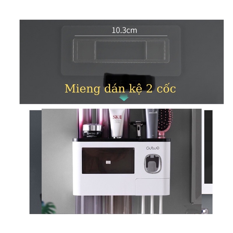 Miếng dán tường kệ nhà tắm, phụ kiện treo kệ đa năng siêu dính, keo dán tường kệ nhà tắm