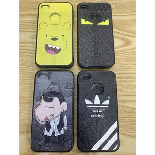 Ốp iphone 4G / 4S dẻo đen in hình kute thời trang