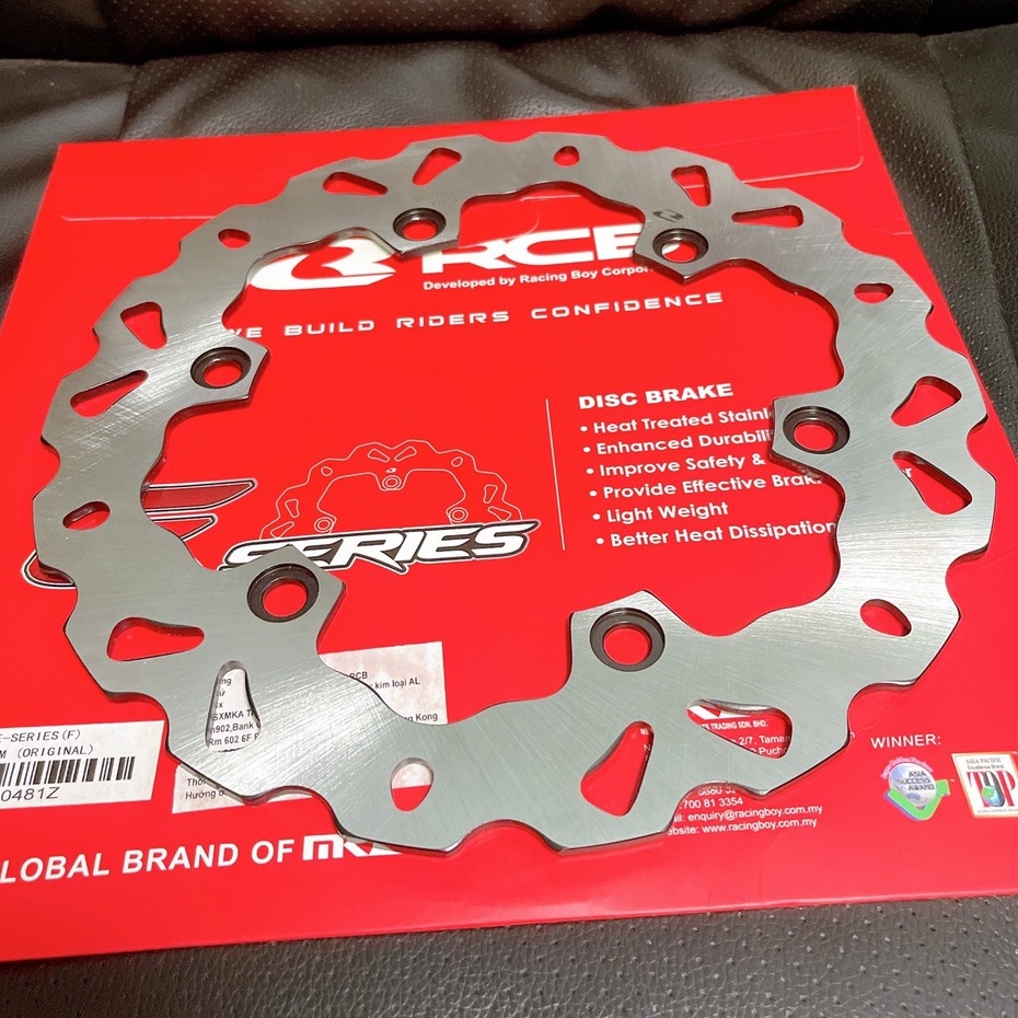 [NEW 100%] Đĩa RCB từ Thép Không Gỉ - Đĩa Thắng Trước xe WINNER X WINNER V1 6 lỗ size Zin 260mm. Lắp đặt như Zin