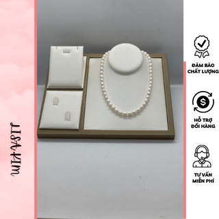 Vòng cổ hạt gạo size 7-8 li bóng đẹp