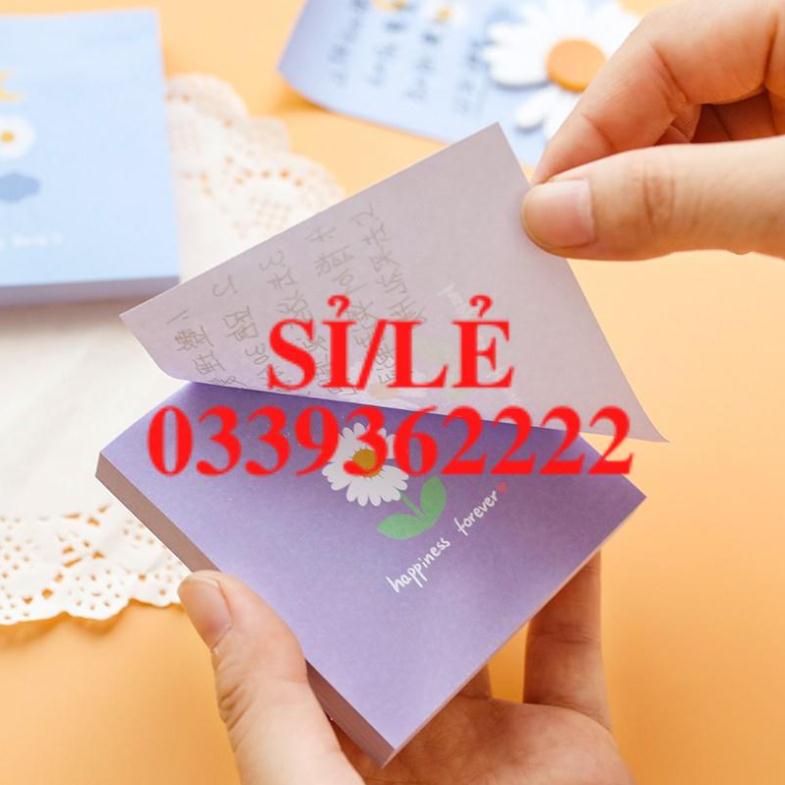 [ COCOLOVE ] Tập ghi chú hoa cúc nhỏ gọn tiện lợi bằng giấy siêu dai nhiều màu (SGC04)  HAIANHSHOP