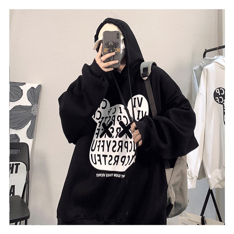 Áo Sweater Chuột RICK phong cách Ulzzang Hàn Quốc tay dài họa tiết in hình cá tính CoolZ C010 | BigBuy360 - bigbuy360.vn