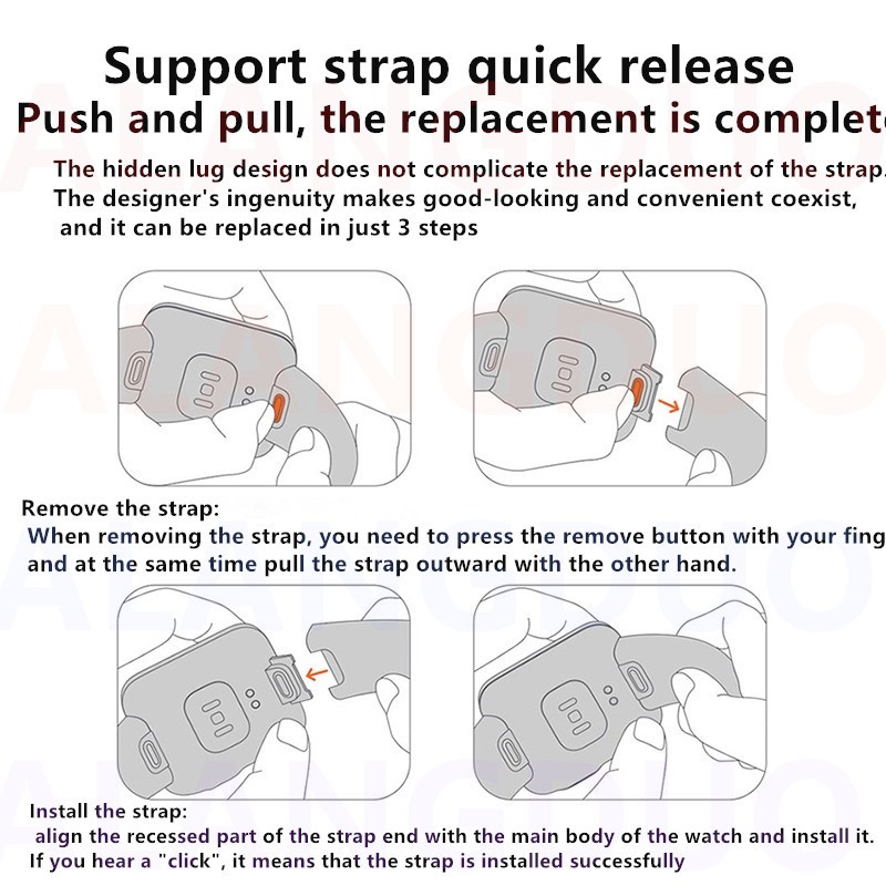 For Xiaomi Mi Watch Lite/Redmi Watch 2 Lite Strap Replacement Mi Global Version Smart Watch Strap