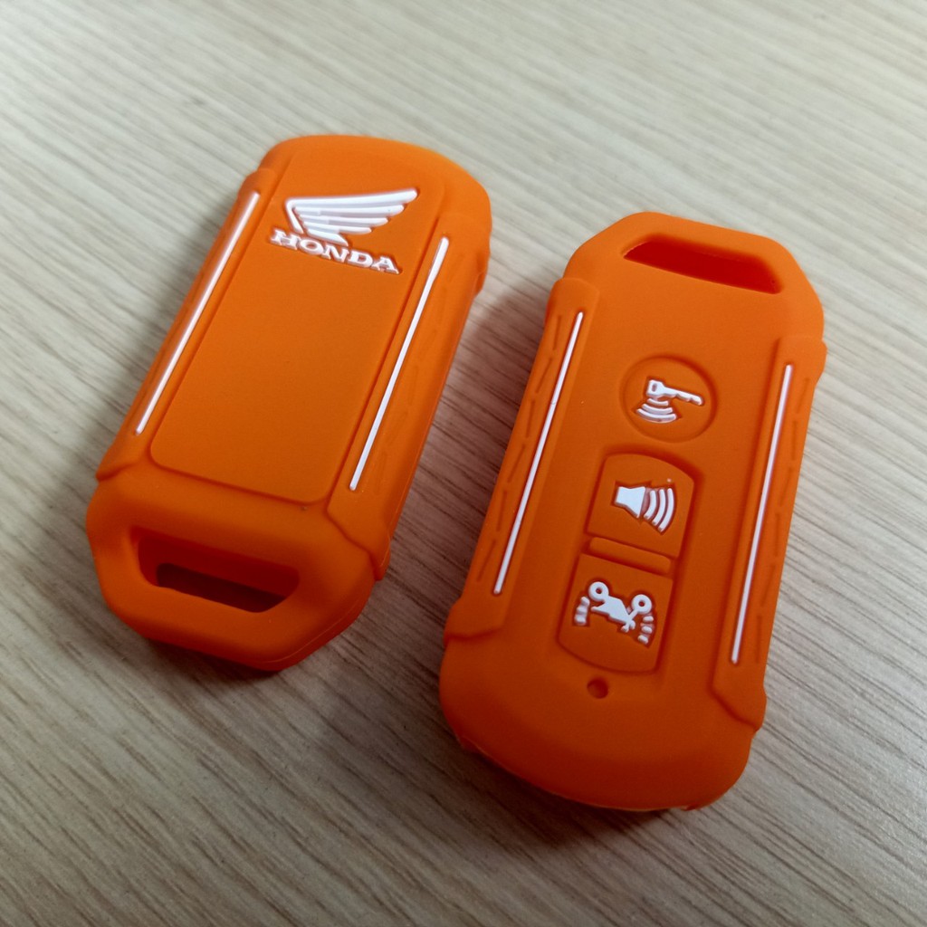 Ốp chìa khóa silicon Honda Sh 3 nút mẫu mới sọc chỉ