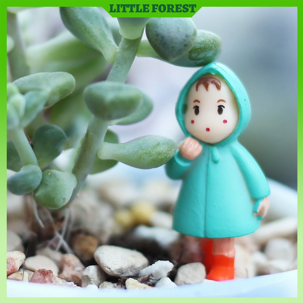 Em gái mưa phụ kiện tiểu cảnh trang trí mô hình cô bé Mei - Little Forest